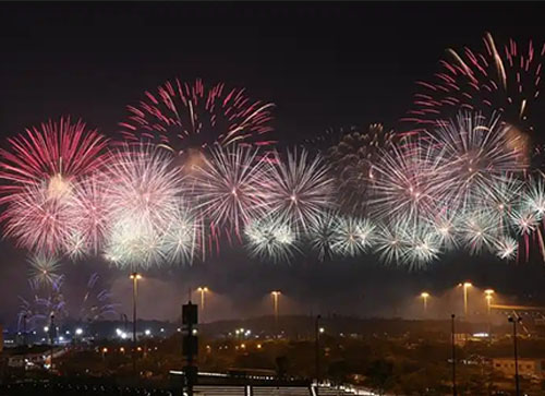 紫阳县焰火晚会